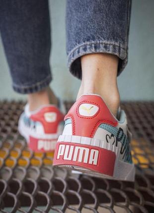 Шикарные женские кроссовки puma cali в белом цвете (36-40)😍2 фото