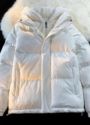 Женская качественная зимняя куртка с капюшоном прямого кроя (цвет укажите в комментариях)2 фото