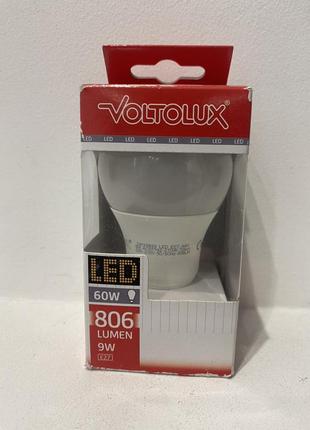 Voltolux 9 w e27 лампа світлодіодна