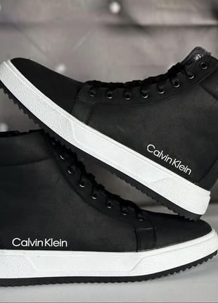 Чоловічі зимові черевики calvin klein чоловічі теплі черевики черевики з натуральної шкіри черевики з хутром зимові