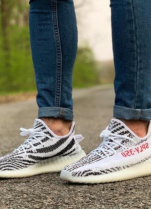 Кросівки adidas yeezy boost 350 v2 zebra 
кроссовки1 фото