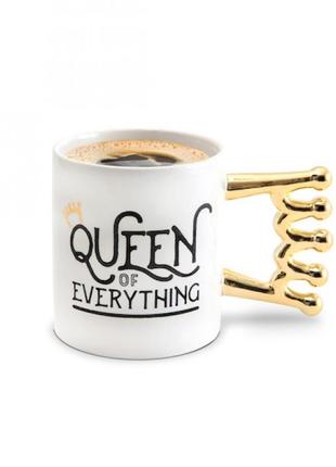 Чашка настоящей королевы queen с ручкой корона