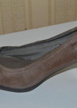 Туфлі лодочки шкіра tamaris німеччина размер 42, туфли лодочки3 фото