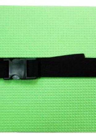 Туристична сидіння з ременем зелена