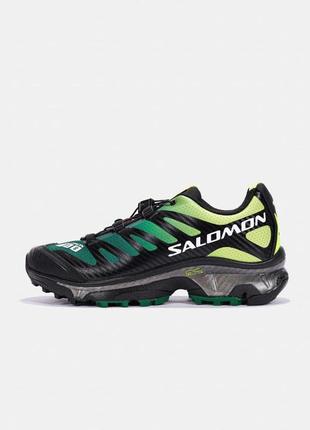 Кроссовки  salomon xt-4 og black/green новинка (зимний)