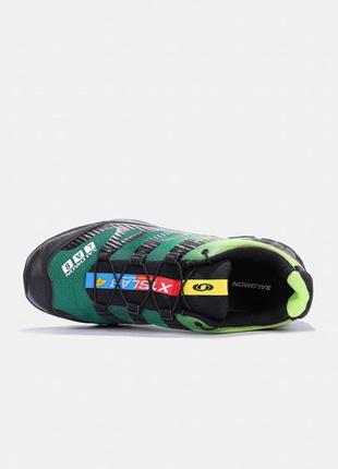 Кроссовки  salomon xt-4 og black/green новинка (зимний)6 фото