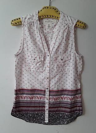 Хлопковая рубашка на лето