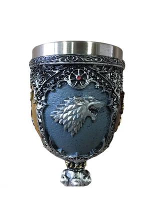 Кубок бокал sn кубок для вина из игры престолов (game of thrones) 3d 200 мл 040488 фото