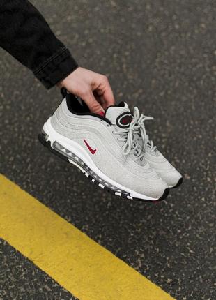 Кросівки nike air max 97 swarovski silver кроссовки3 фото