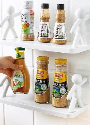 Креативная настенная полка органайзер для ванной комнаты shopmarket