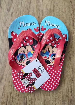 Пляжні шльопанці мінні маус дісней