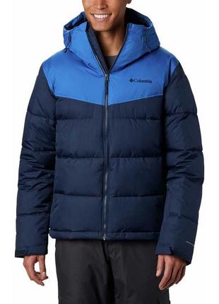 Пуховик columbia iceline ridge jacket, розмір large, колір collegiate navy/bright indigo