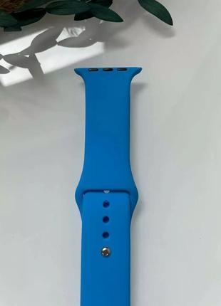 Силіконовий ремінець для розумних годинників smart watch 38/40 (синій)