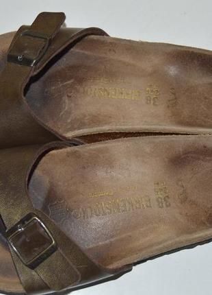 Шльопки шльопанці birkenstock оригінал кожа розмір 38 , шлепки2 фото