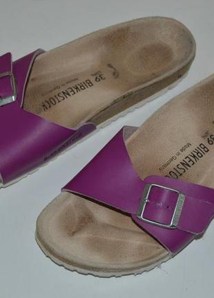 Шльопки шльопанці birkenstock оригінал кожа розмір 39, шлепки