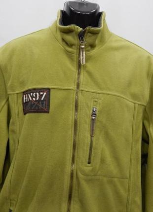 Мужская теплая флисовая кофта-куртка hn97 р.54-56 028fmk (только в указанном размере, только 1 шт)2 фото