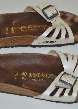 Шльопки шльопанці birkenstock оригінал шкіра розмір 40 , шльопанці