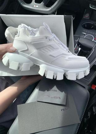 Кроссовки prada cloudbust white кросівки3 фото