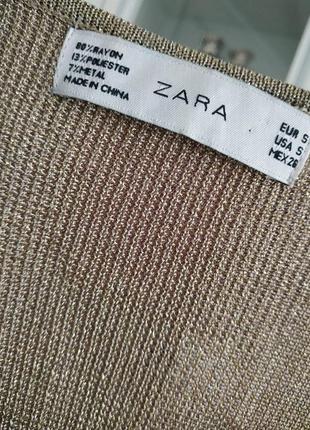 Zara з люрекс джемпер2 фото