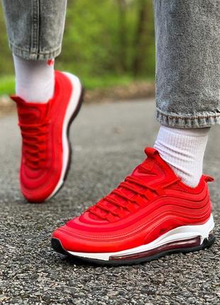 Кроссовки nike air max 97 red кросівки4 фото