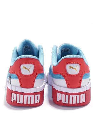 Кроссовки женские puma cali, белые (пума кали, кросівки, женская обувь)5 фото