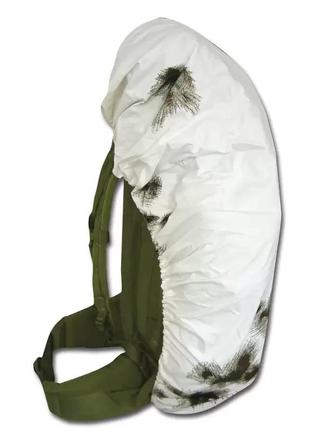 Зимний маскировочный чехол на рюкзак - кавер накидка на рюкзак водонепроницаемый