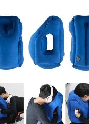 Подушка для путешествий в самолет и авто sleepy cloud travel pillow