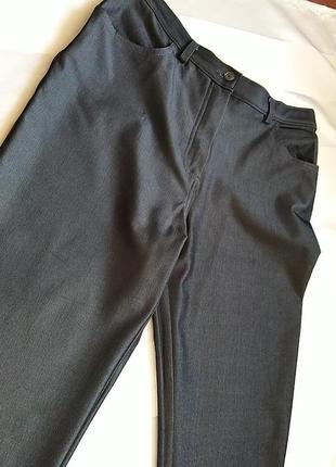 Темно серые женские брюки размер142 фото