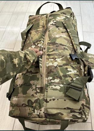 Військова сумка баул рюкзак мультикам на 130 л — тканина cordura + oxford