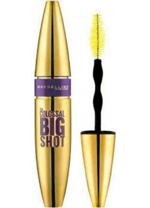 Туш для вій maybelline colossal big shot чорна 8 г.1 фото