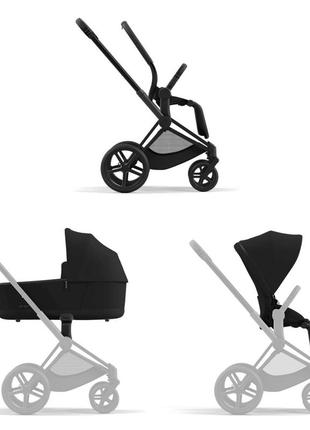 Шасі cybex priam & каркас matt black2 фото