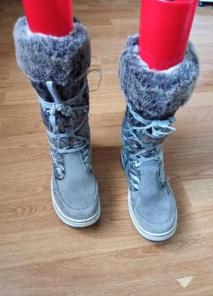 Сапоги теплые