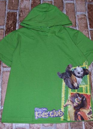 Футболка для хлопчика з капюшоном 7 - 8 років