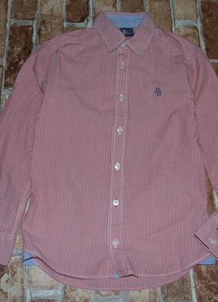 Рубашка мальчику хлопковая 10 лет