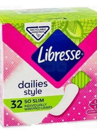 Щоденні прокладки libresse daily fresh normal 32 шт.