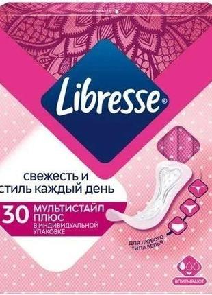 Щоденні прокладки libresse daily multistyle 30 шт.