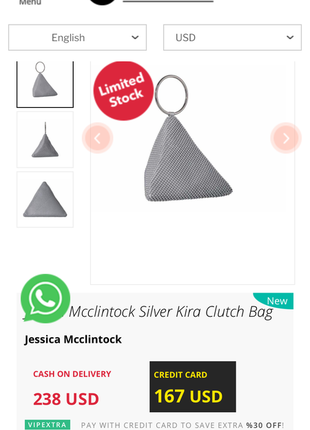 Не реальна я сумочка самая затребованная jessica mclintock, цена сайта 230 $9 фото