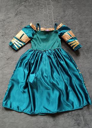 Карнавальна сукня принцеси меріди на 3-4 роки зріст 98-104 см george5 фото