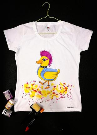 Футболка з ручним розписом