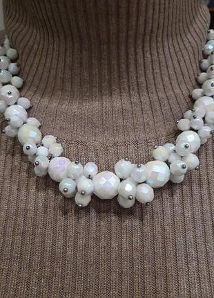 Авторские бусы из огнеупорных бусин