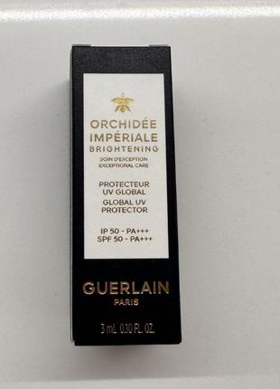 Защитная база для сияния кожи лицаguerlain orchidee imperiale global uv protector spf50