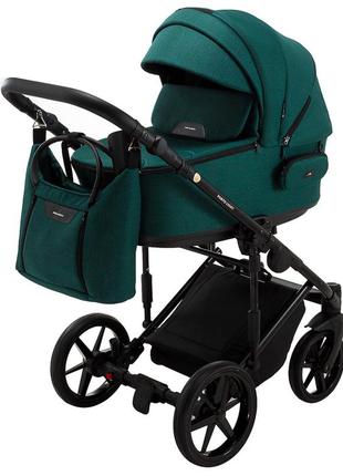 Универсальная коляска 2 в 1 adamex porto (адамекс порто) light tip tk-52 темно-зеленый