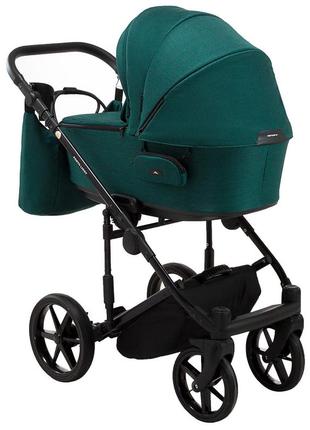Универсальная коляска 2 в 1 adamex porto (адамекс порто) light tip tk-52 темно-зеленый