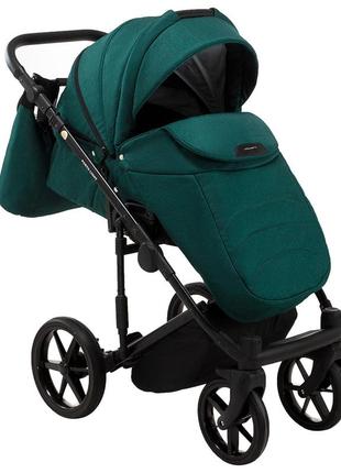 Универсальная коляска 2 в 1 adamex porto (адамекс порто) light tip tk-52 темно-зеленый