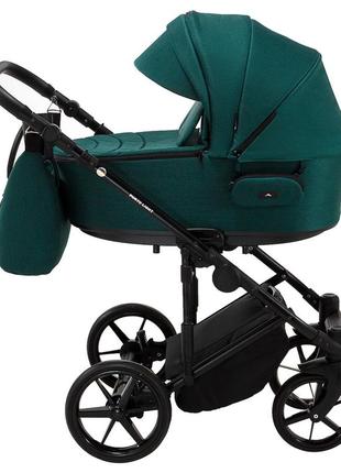 Универсальная коляска 2 в 1 adamex porto (адамекс порто) light tip tk-52 темно-зеленый