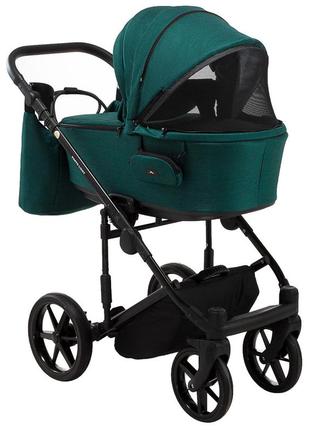 Универсальная коляска 2 в 1 adamex porto (адамекс порто) light tip tk-52 темно-зеленый