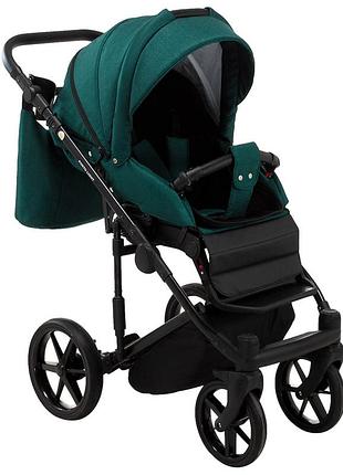 Универсальная коляска 2 в 1 adamex porto (адамекс порто) light tip tk-52 темно-зеленый