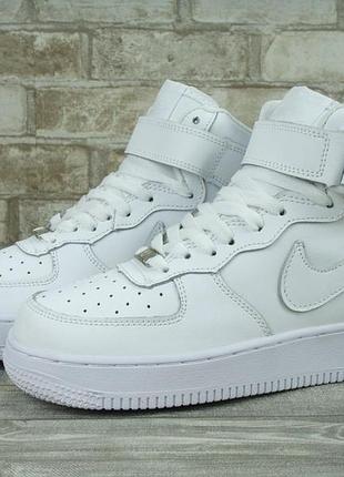 Мужские кроссовки nike air force white