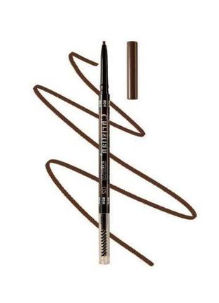 Олівець для брів christian автоматичний зі щіточкою ch-25 №02 soft brown