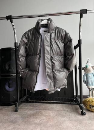Куртка зима экокожа до -20°с/пухматка наполнения холлофайбер2 фото